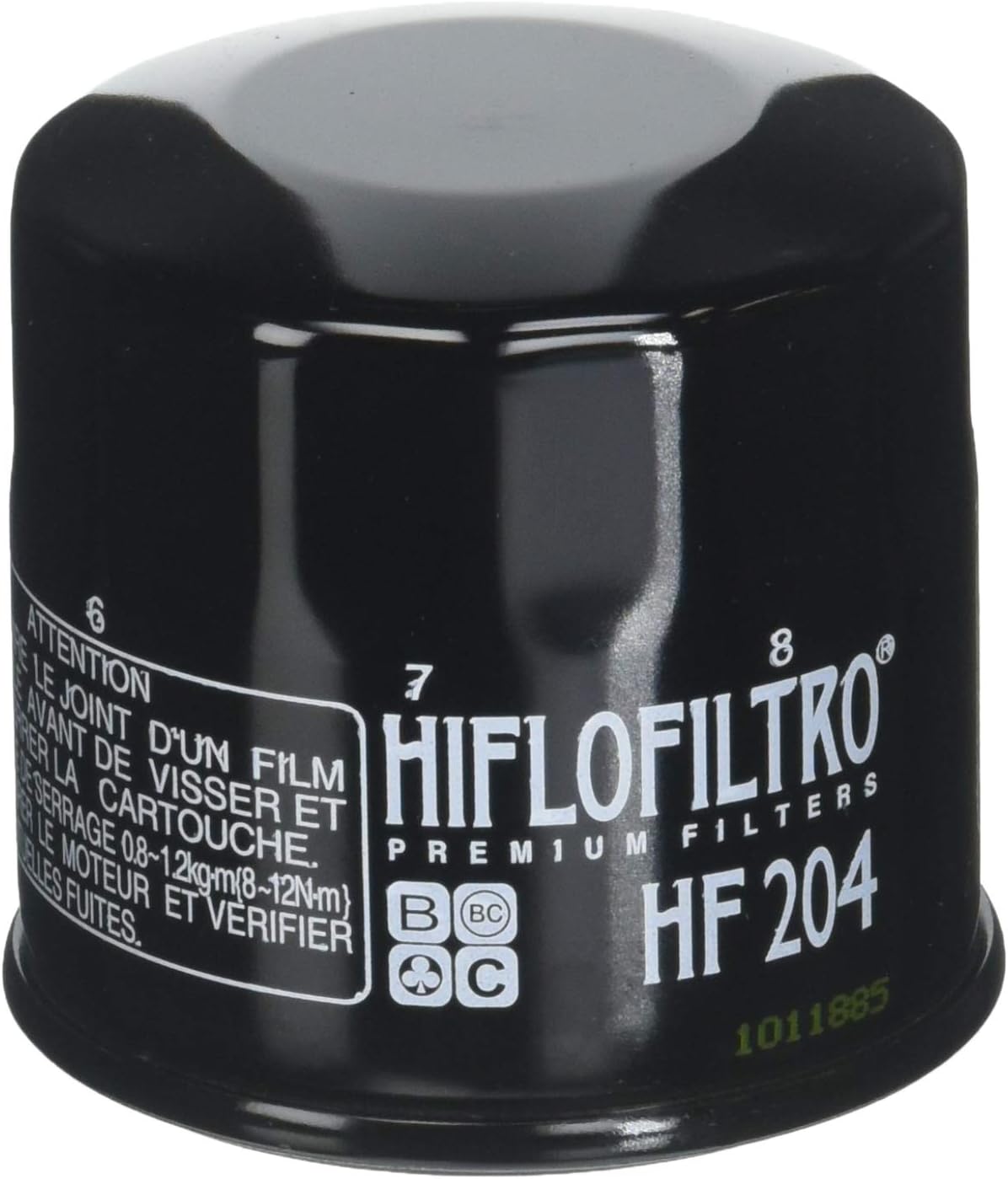 HIFLO FILTRO HF204 Black Premium Oil Filter - Auto & Accessory