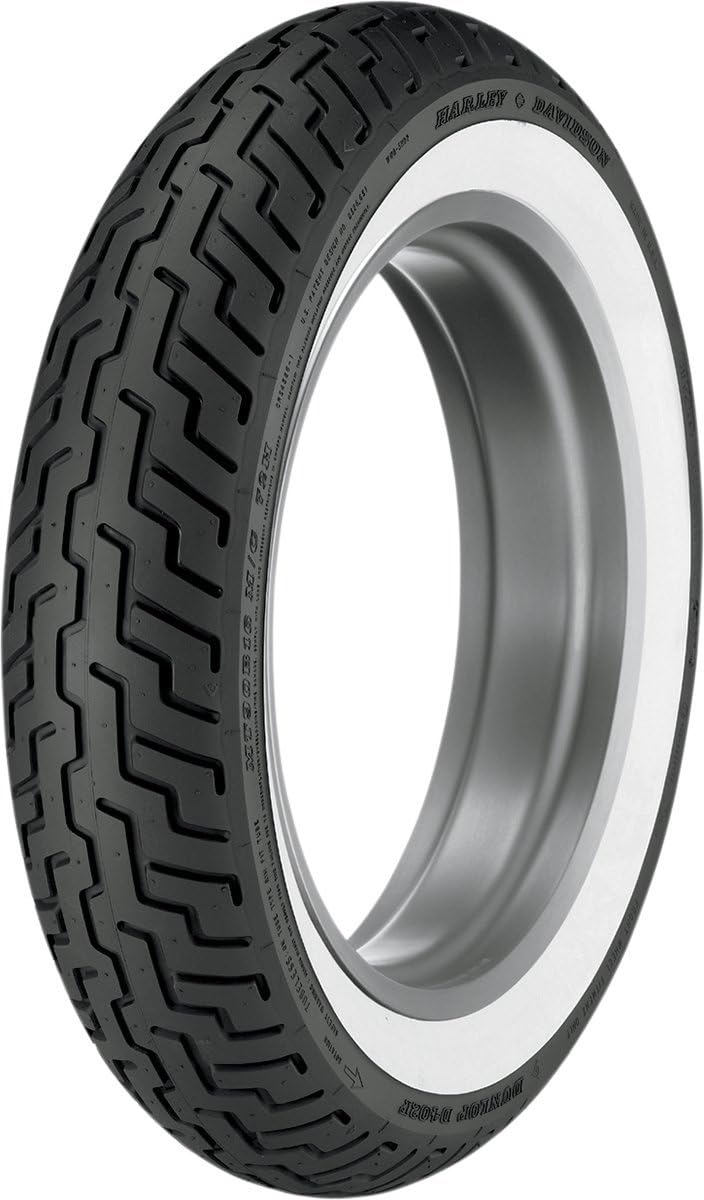 Harley-Davidson Dunlop D402 Front Tire MT90B- (72H) Wide White Wall