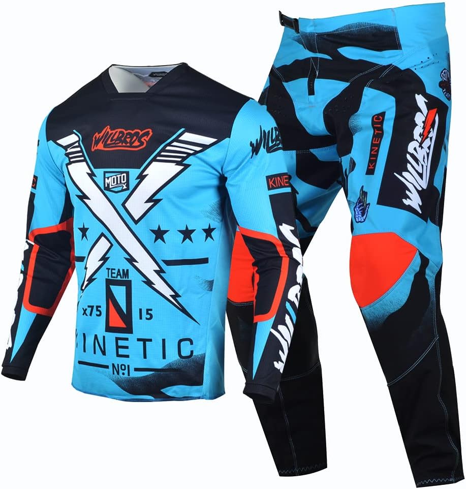 Motocross Jersey Pants Combo For Men's And Women