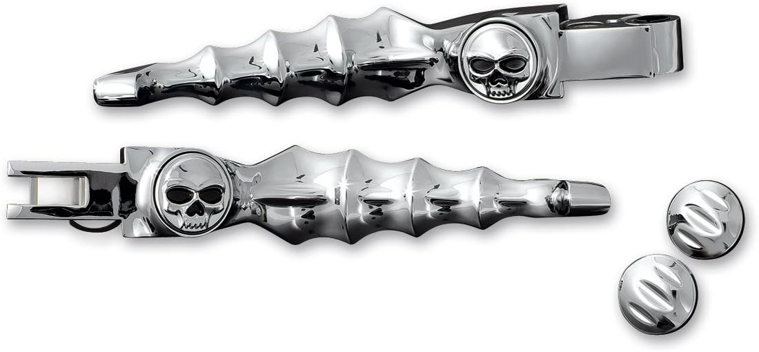 Harley-Davidson Kuryakyn Handlebar Accessory: Zombie Clutch and Brake Trigger Levers for - Harley-Davidson s with Cable Clutch, Chrome, 1 Pair - for Riders