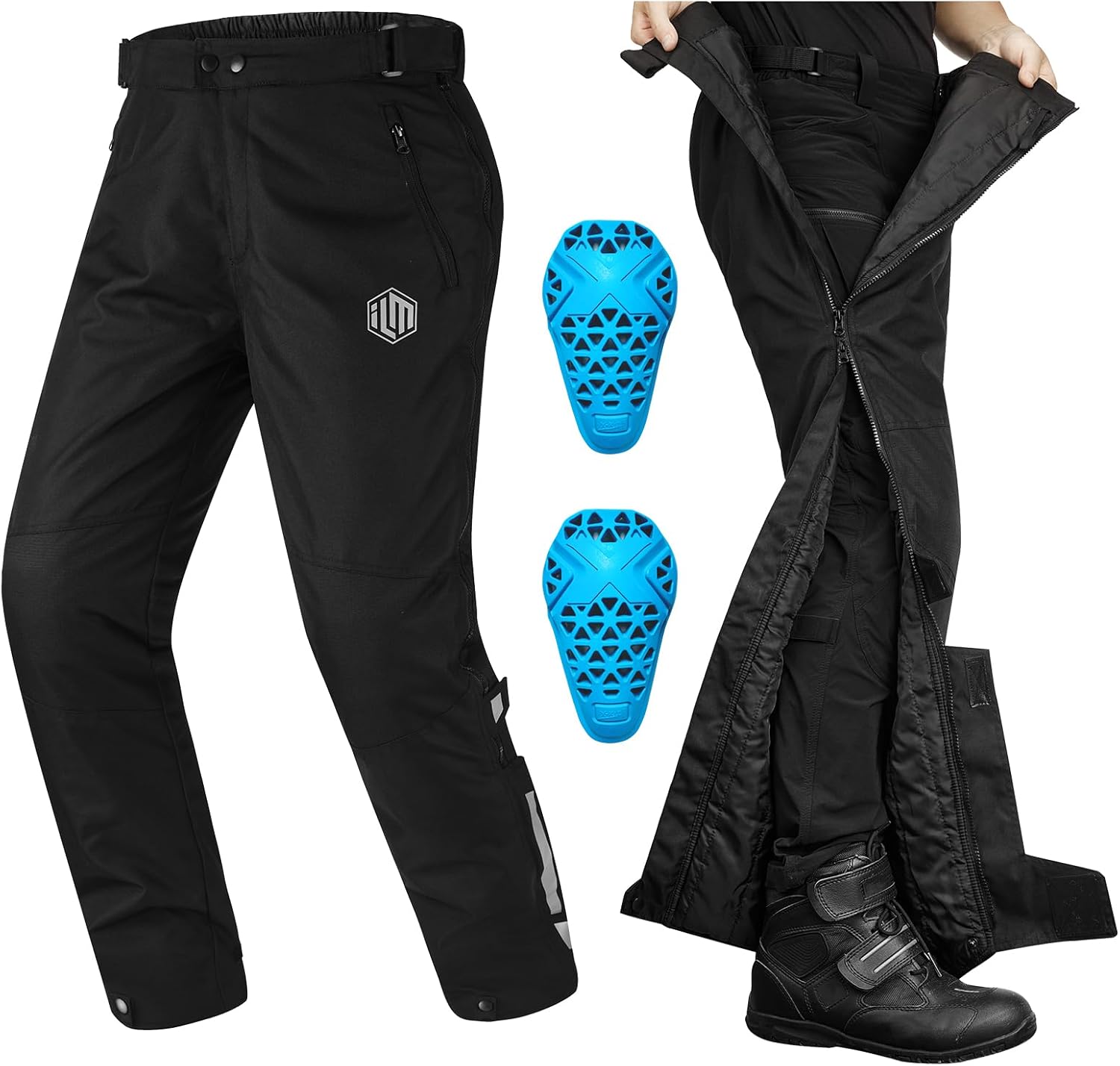 ILM Detachable Winter Riding Pants Men for Bikers