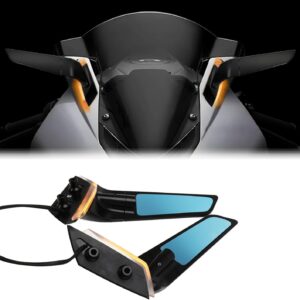 VITINO Motorcycle LED Turn Signal Mirrors