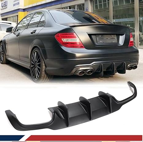Rear Diffuser Fits for Mercedes Benz W204 Sport