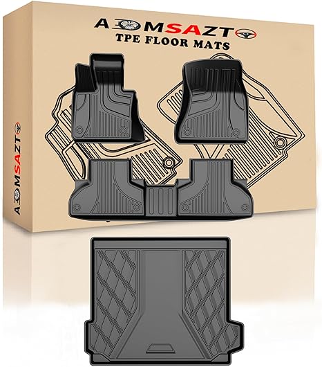 AOMSAZTO All Weather Floor Mats & Cargo Liner Compatible with BMW X5